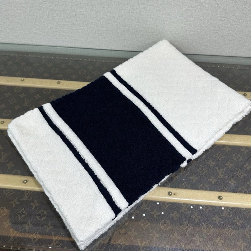CHANEL 滑雪系列雙c山羊絨190圍巾披肩190*29cm 99新配件塵袋-4