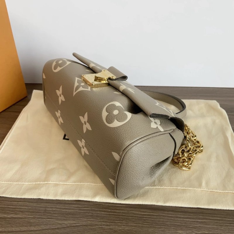 LV 大象灰FAVOURITE肩背斜背雲朵包 芯片款24*14*9 98新配件盒子塵袋-2