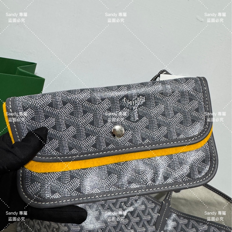 🩶Goyard小號pm 托特包高級灰 全新全配🩶-2