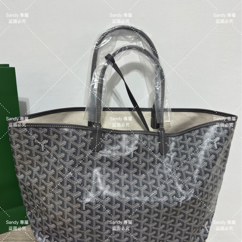 🩶Goyard小號pm 托特包高級灰 全新全配🩶-13