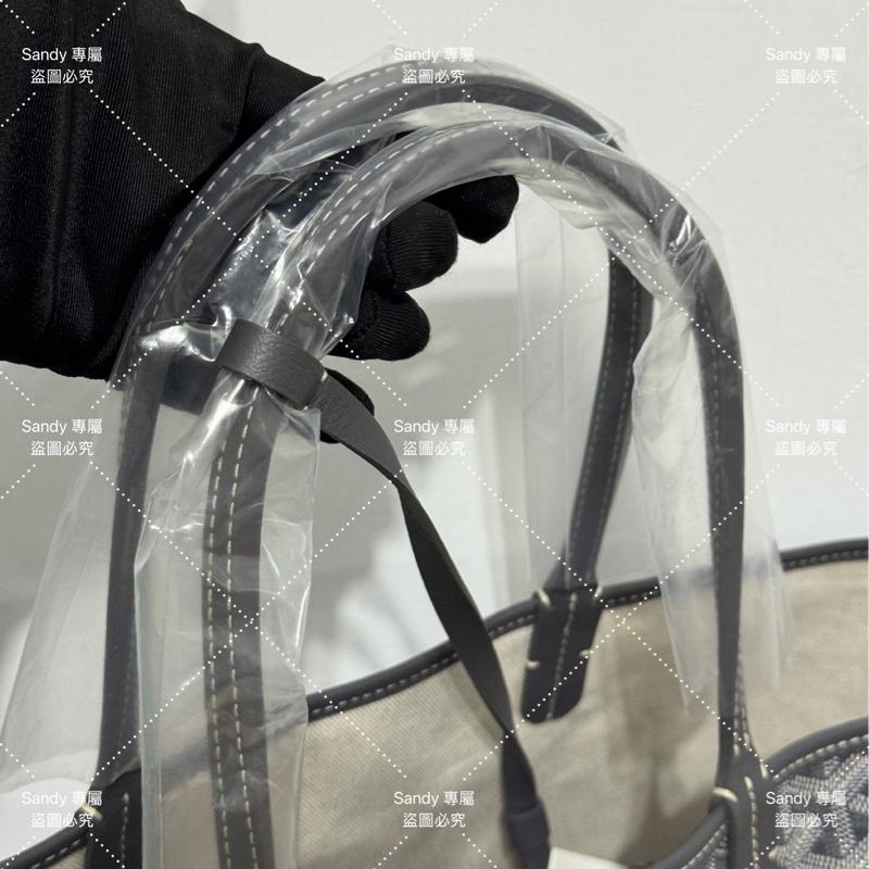 🩶Goyard小號pm 托特包高級灰 全新全配🩶-24