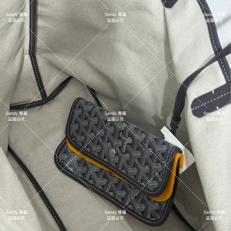 🩶Goyard小號pm 托特包高級灰 全新全配🩶-32