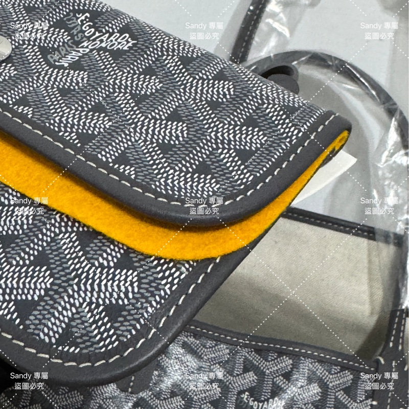 🩶Goyard小號pm 托特包高級灰 全新全配🩶-48