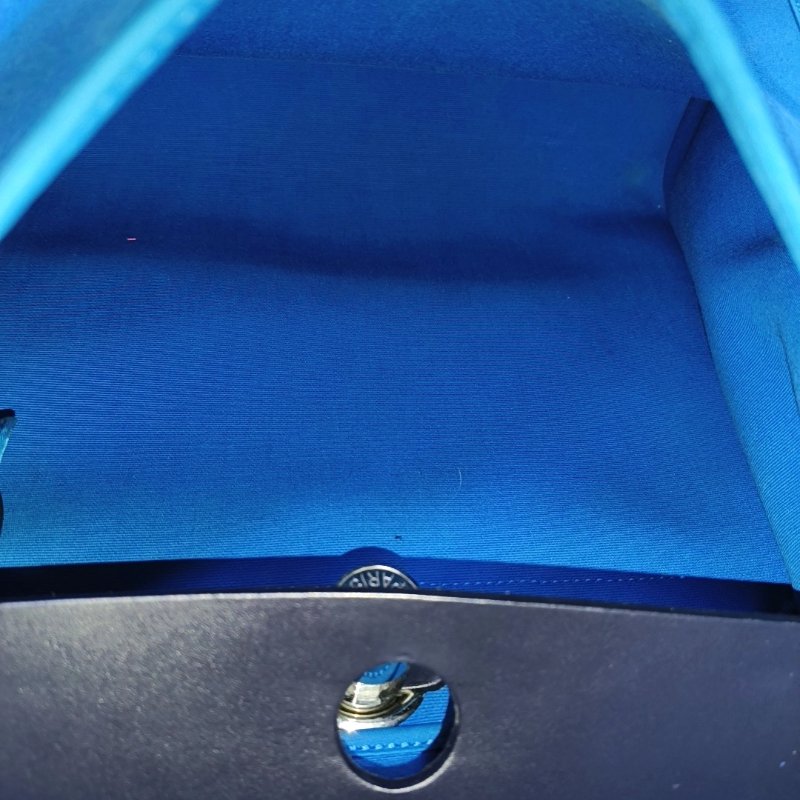 HERMÈS Herbag 31 坦尚尼亞藍帆布手提包 肩背包 斜背包 X刻-6