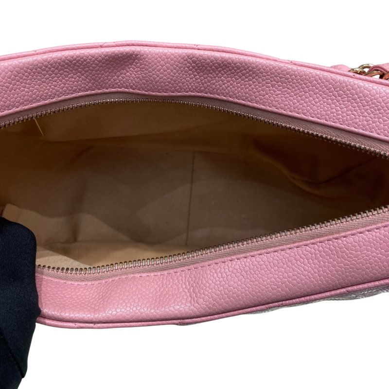 CHANEL 香奈兒 A20993 COCO MARK 鏈條肩背包 粉色-6