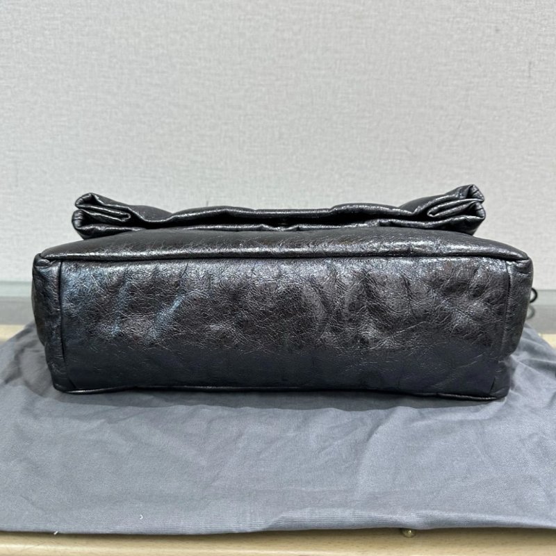 BALENCIAGA 珠光 MONACO 中號 31*22*10 99新配件盒子塵袋-3