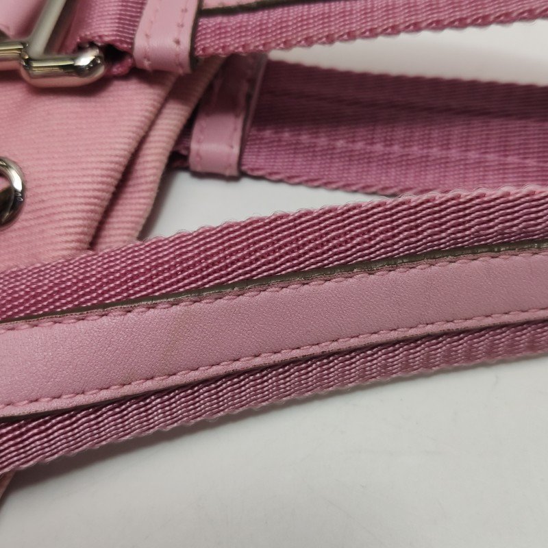 Saint Laurent 牛皮 帆布 純色 YSL 標誌 單肩包-10