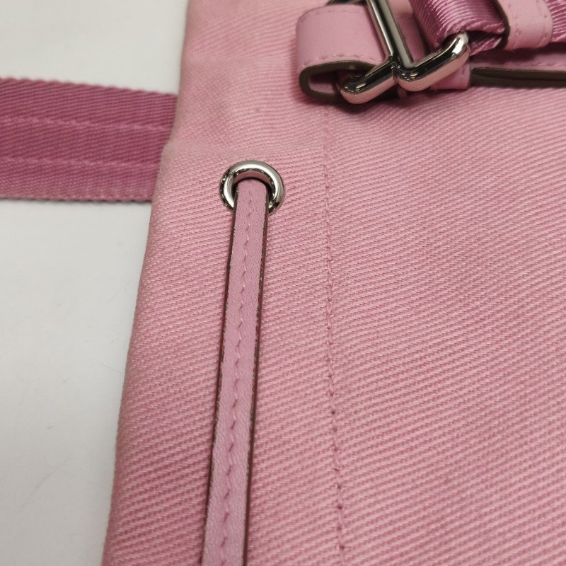 Saint Laurent 牛皮 帆布 純色 YSL 標誌 單肩包-12