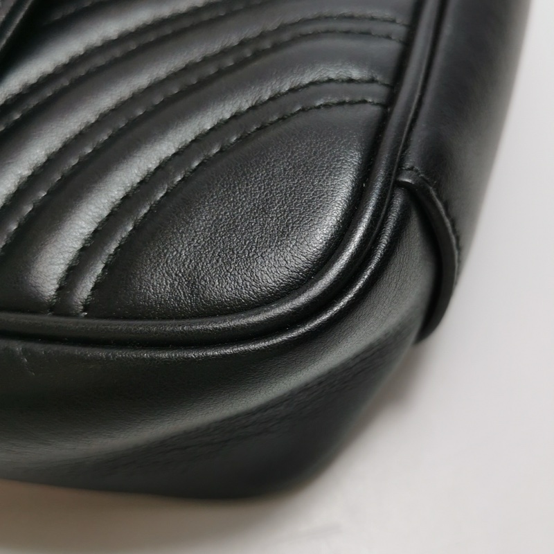 Gucci GG Marmont 小號牛皮 馬蒙單肩包-14