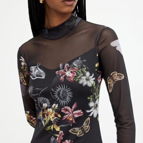 Allsaints 碎花洋裝