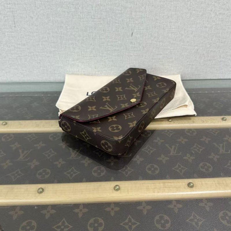 ✨LV 經典老花三合一斜背鍊條包21*12*3 98新 配件塵袋購證-2