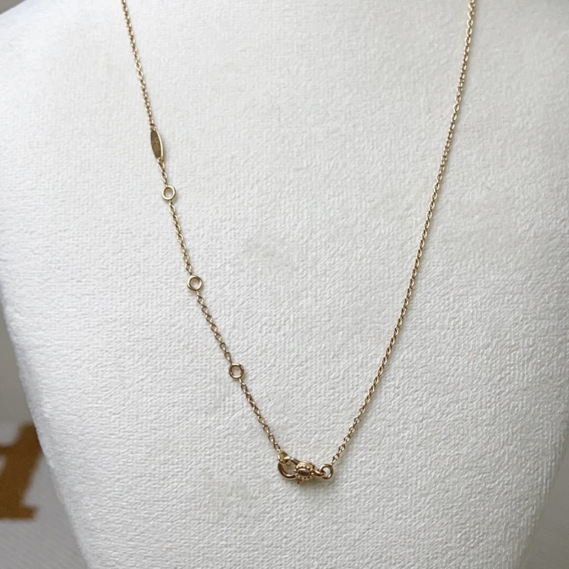 Dior迪奧 粉貝母八芒星Y型鑲鑽項鏈 毛衣鏈-1