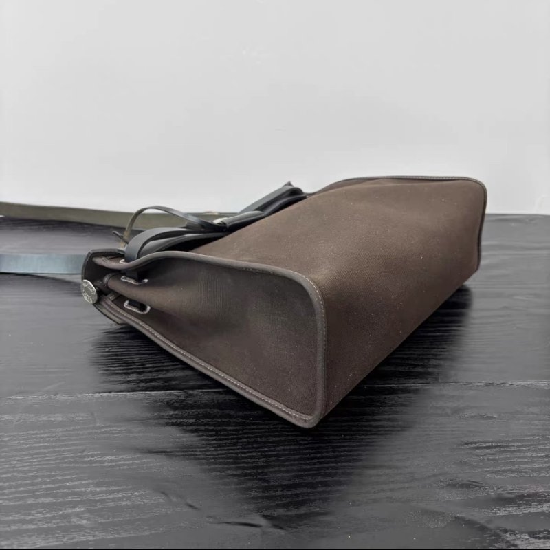 HERMES 烏木拼黑色herbag31 31*25*11 98新配件塵袋鑰匙鎖-4