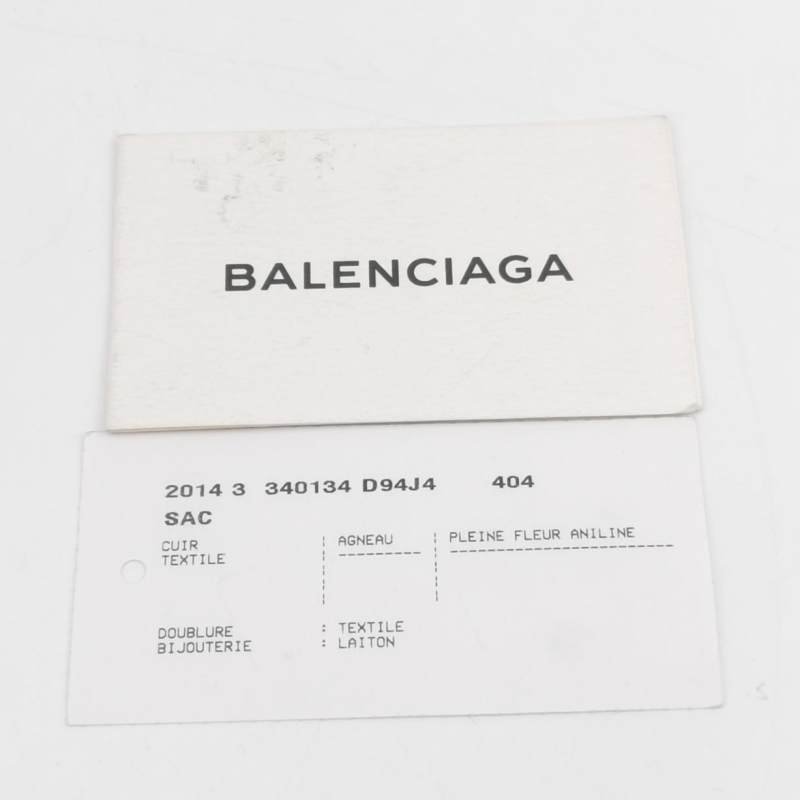 Balenciaga Classic City 機車包 油蠟皮 純色 拉鍊 鉚釘 斜背包 單肩包-8