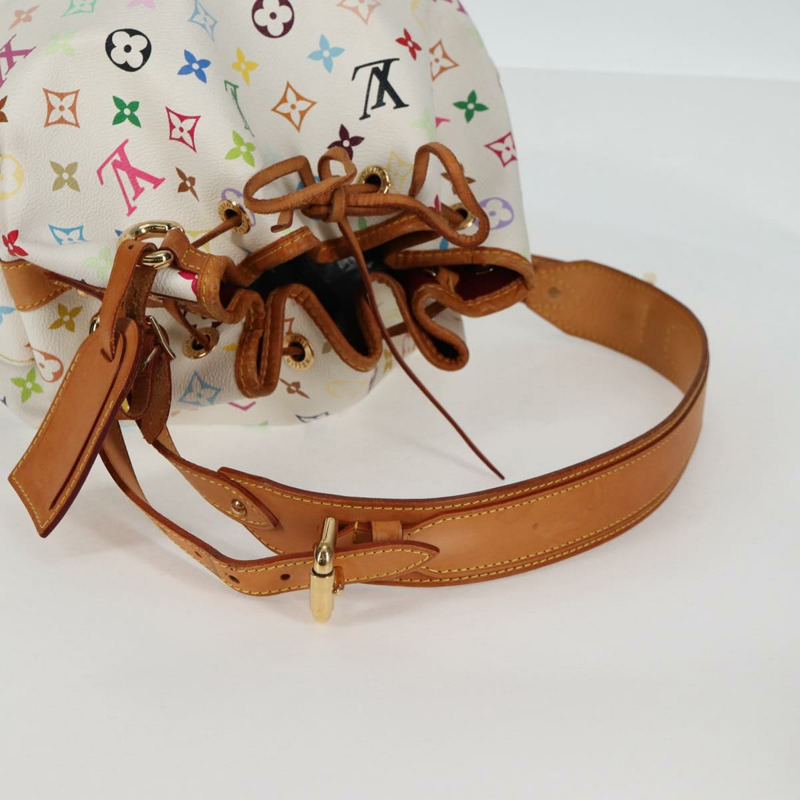 【日本直送】路易威登 Monogram Multicolor Petit Noe 白手袋 M42229 LV 正品 136626V-6