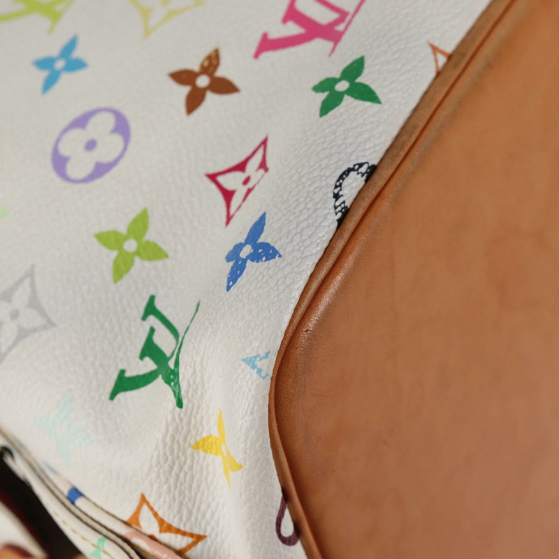 【日本直送】路易威登 Monogram Multicolor Petit Noe 白手袋 M42229 LV 正品 136626V-15