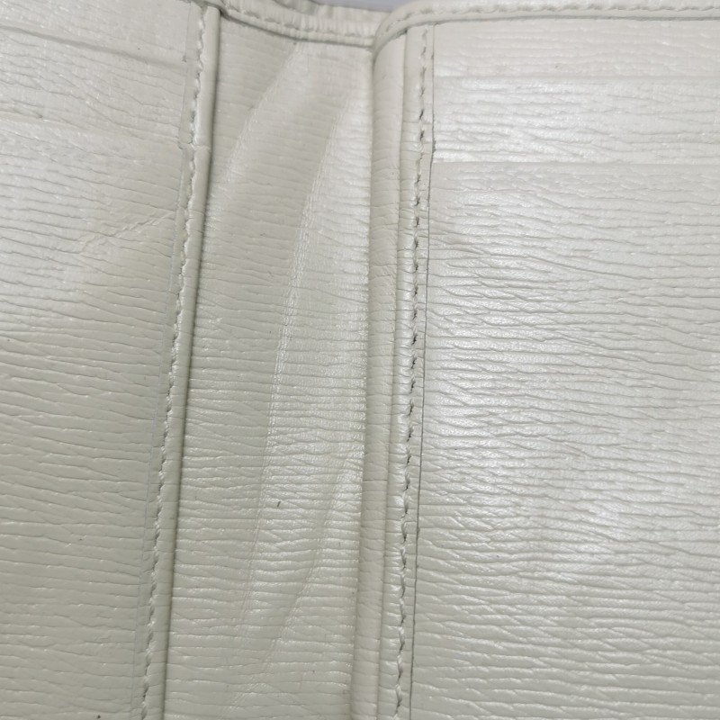 Gucci Sylvie 塞爾維亞 牛皮 帆布 拼色 雙G 愛心 印花 字母 Logo 金屬扣 織帶 皮夾-16