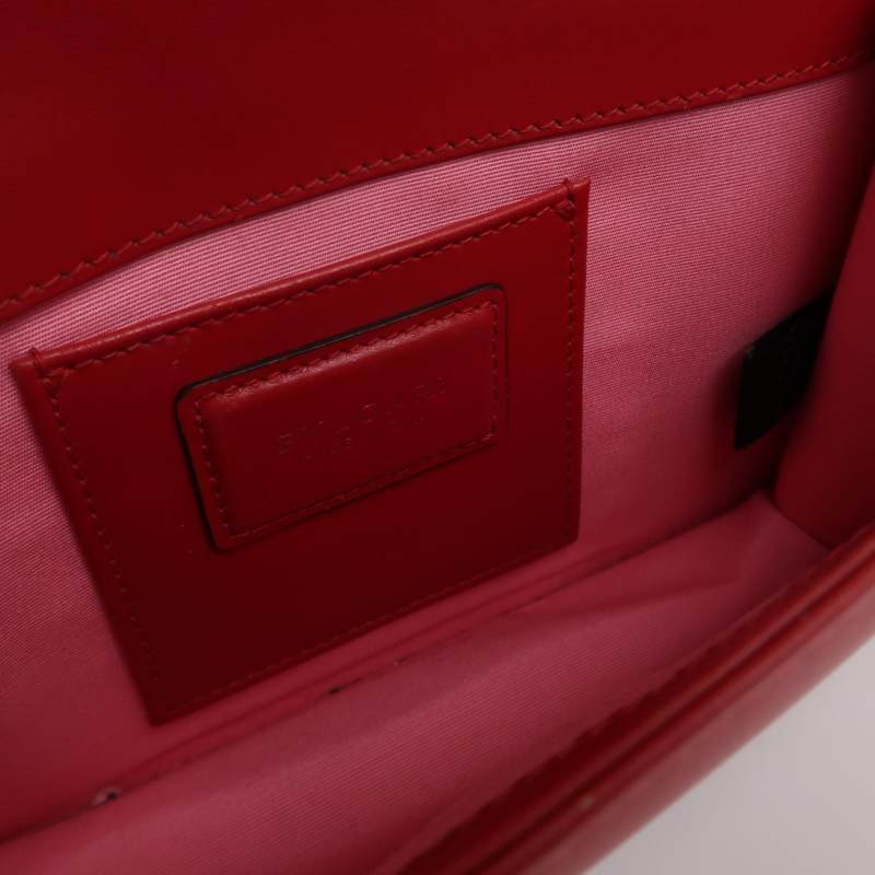 Bvlgari Serpenti Forever 蛇頭包 牛皮 純色 蛇頭 斜背包 單肩包-7