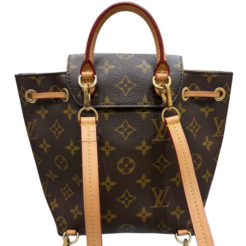 LOUIS VUITTON 路易威登 M45502 Montsouris BB 後背包 PVC帆布 老花 金釦-1