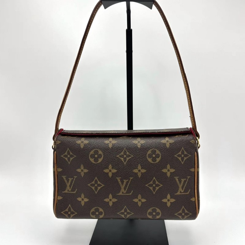 LV 老花表參道手提腋下包 21*13*7.5 98新配件塵袋-0