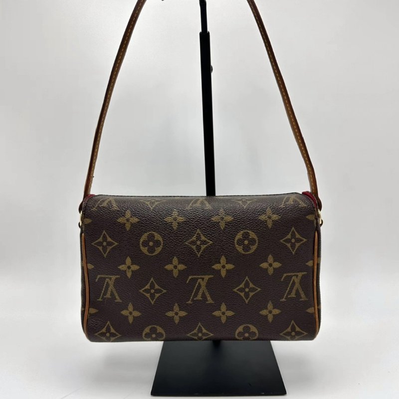 LV 老花表參道手提腋下包 21*13*7.5 98新配件塵袋-5