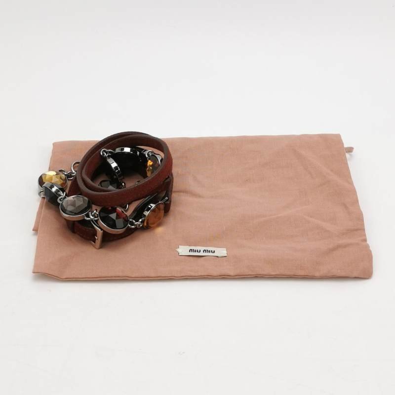 Miu Miu Delice 系列 絨布 純色 字母 Logo 單肩包-8