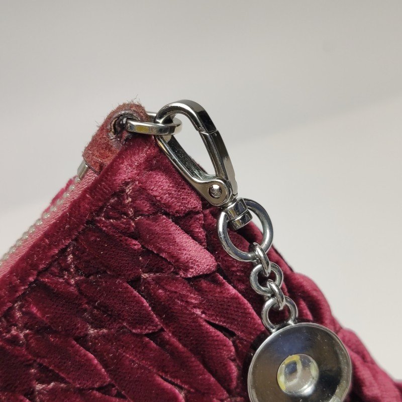 Miu Miu Delice 系列 絨布 純色 字母 Logo 單肩包-13