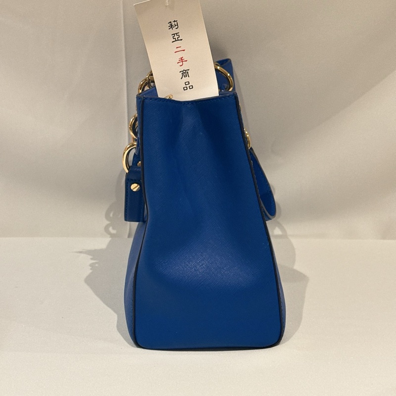 莉亞精品♡MK 兩用深藍包 二手美包-4