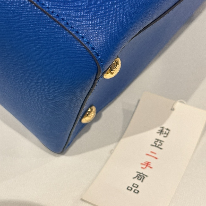 莉亞精品♡MK 兩用深藍包 二手美包-6