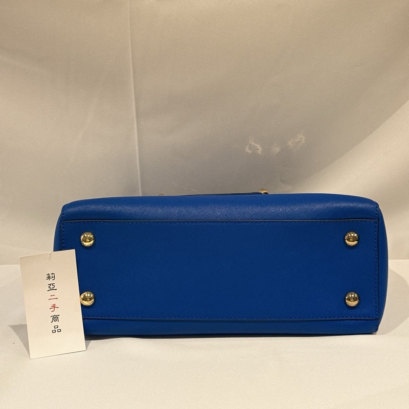 莉亞精品♡MK 兩用深藍包 二手美包-10
