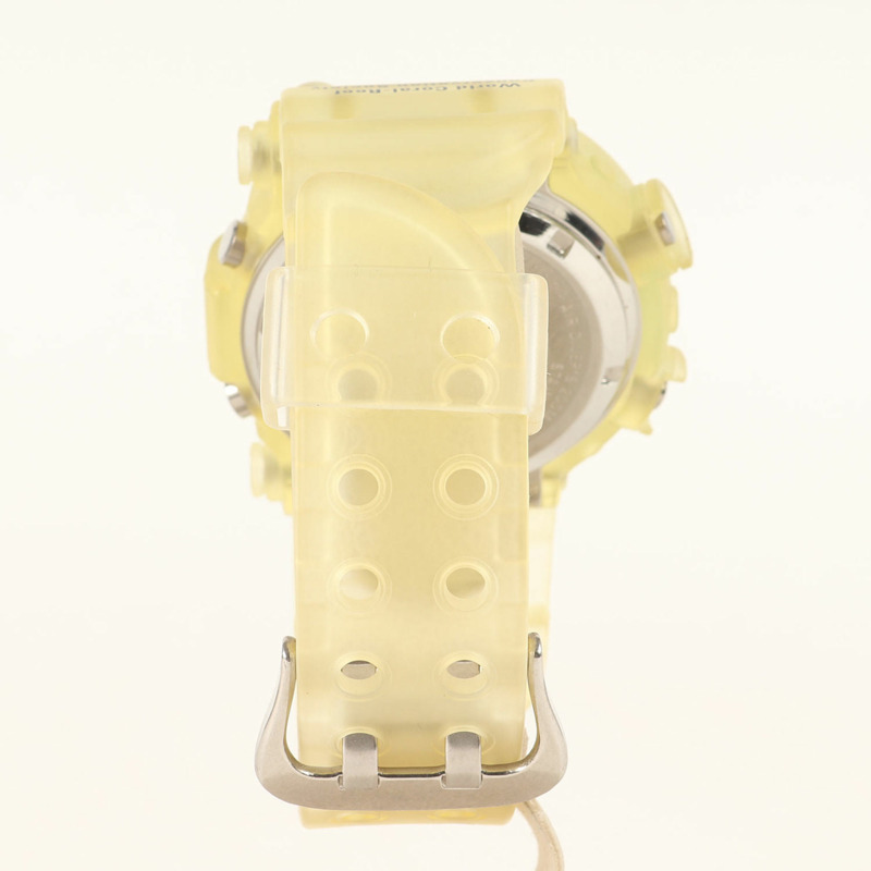 G-SHOCK 90 年代 DW-8250WC-7BT FROGMAN WCCS 世界珊瑚礁保護協會型號 Great Pavona 手錶,透明,90 年代,卡西歐男款-1