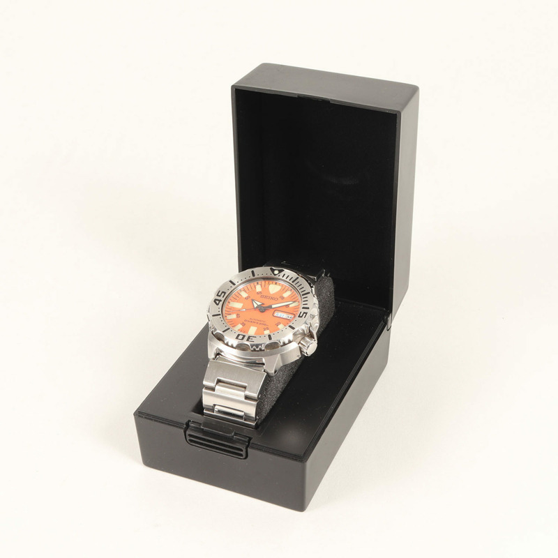 精工橙色怪物 7S26-0350 SKX781K 自動潛水錶,銀色帶錶盤,男士-5