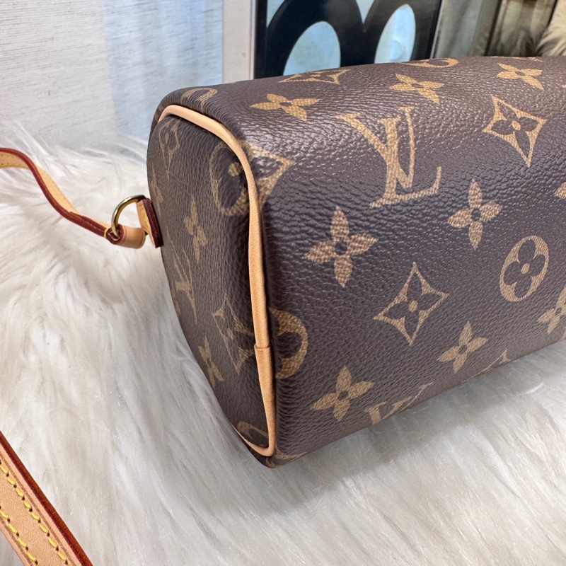 LV Nano Speedy 老花迷你波士頓包-5