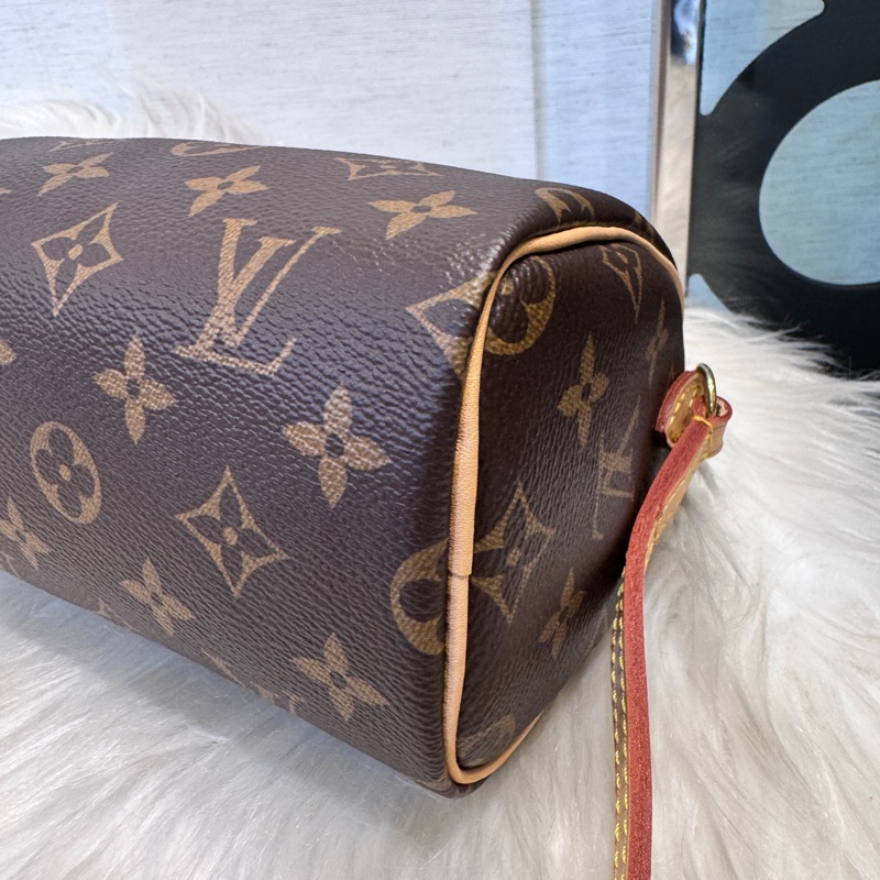 LV Nano Speedy 老花迷你波士頓包-6