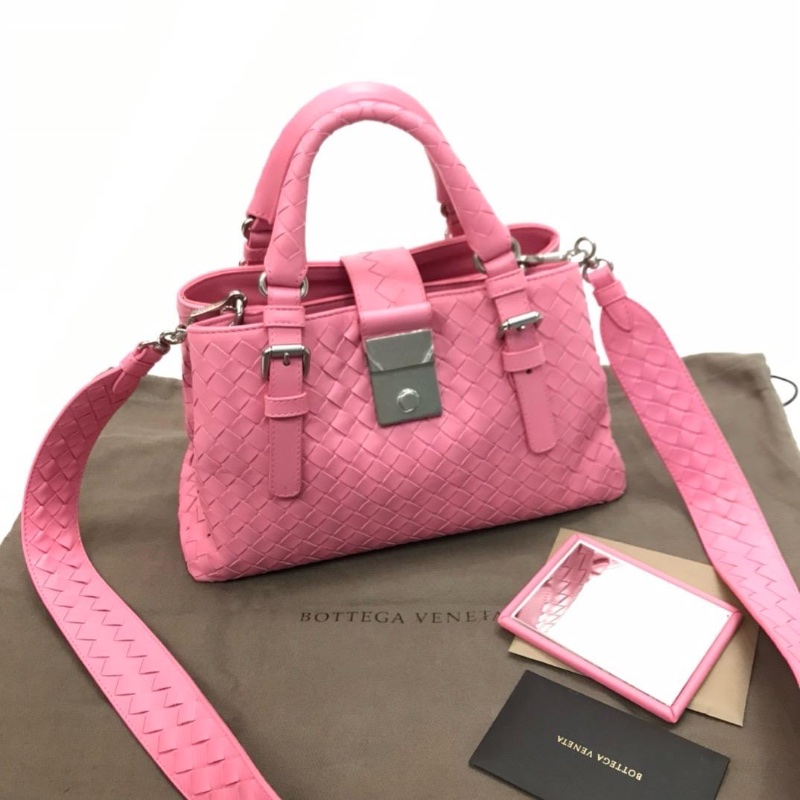 Bottega Veneta Roma pink bag-0