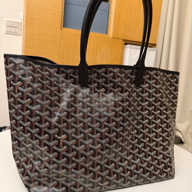 [可議價] Goyard St. Louis PM Tote｜黑色經典帆布托特包｜輕巧百搭，正品保證-4