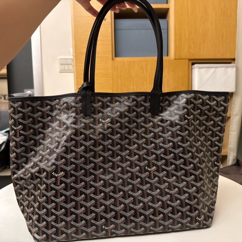 [可議價] Goyard St. Louis PM Tote｜黑色經典帆布托特包｜輕巧百搭，正品保證-6