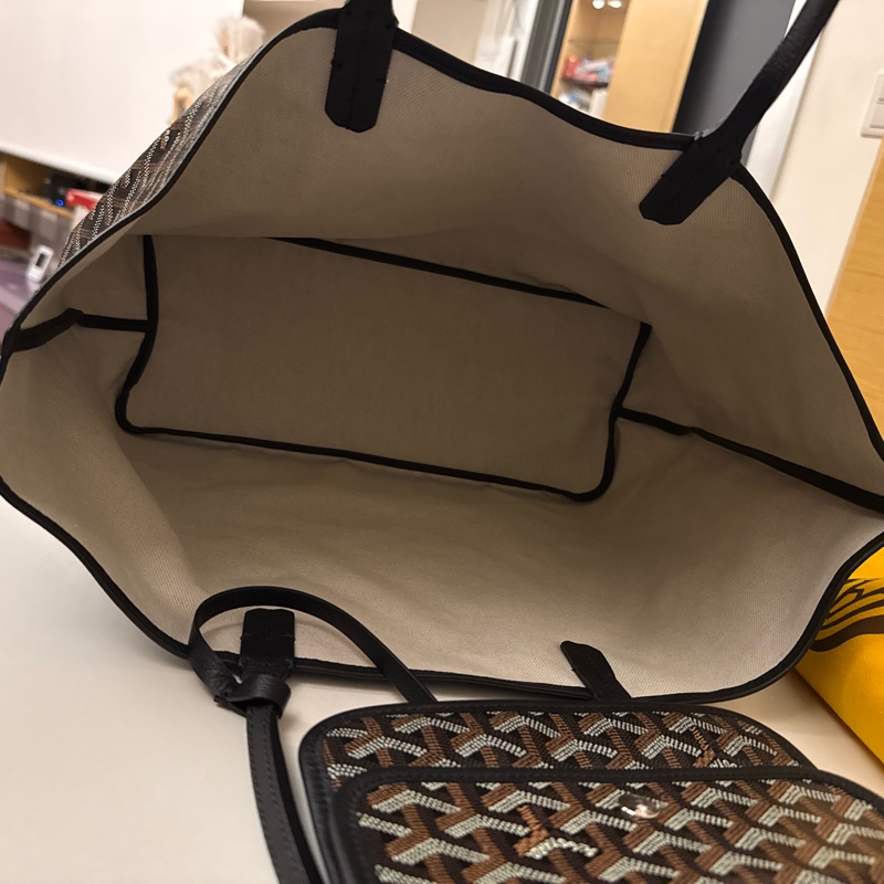 [可議價] Goyard St. Louis PM Tote｜黑色經典帆布托特包｜輕巧百搭，正品保證-8
