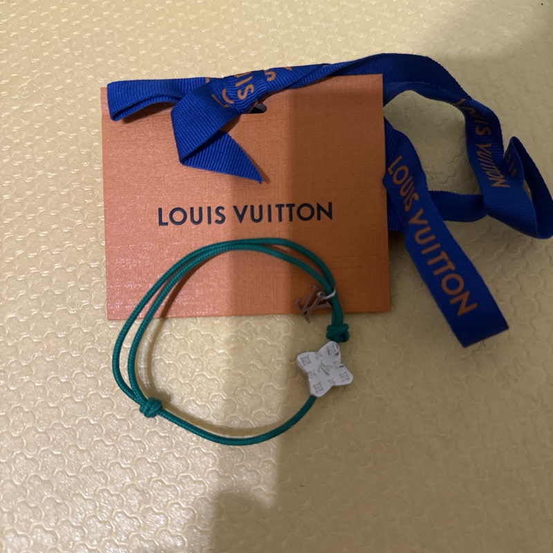 LV Monogram Flower Stesia 手環(綠色）-6