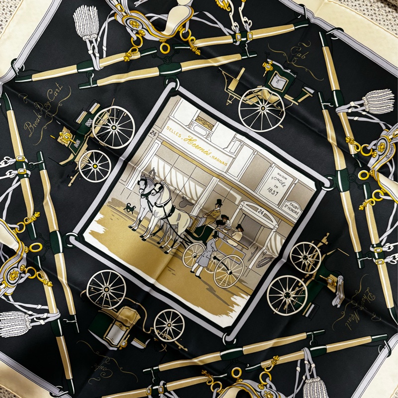 愛馬仕Hermes 絲巾50*50-1