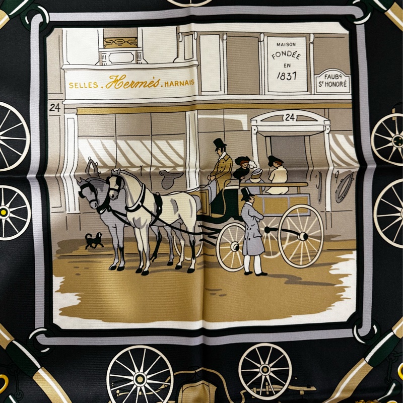 愛馬仕Hermes 絲巾50*50-2