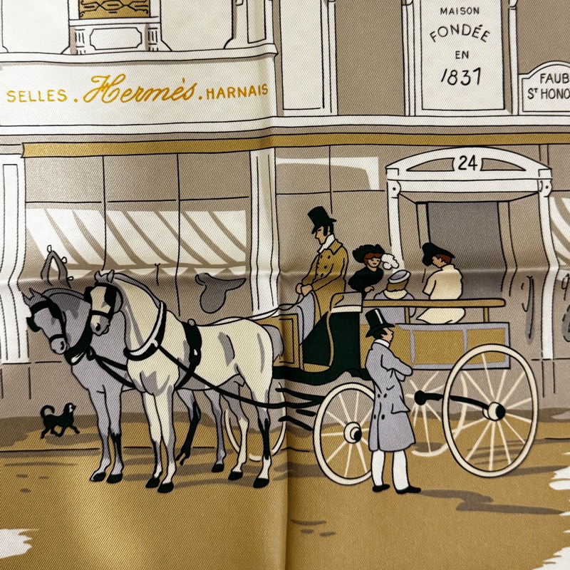 愛馬仕Hermes 絲巾50*50-3