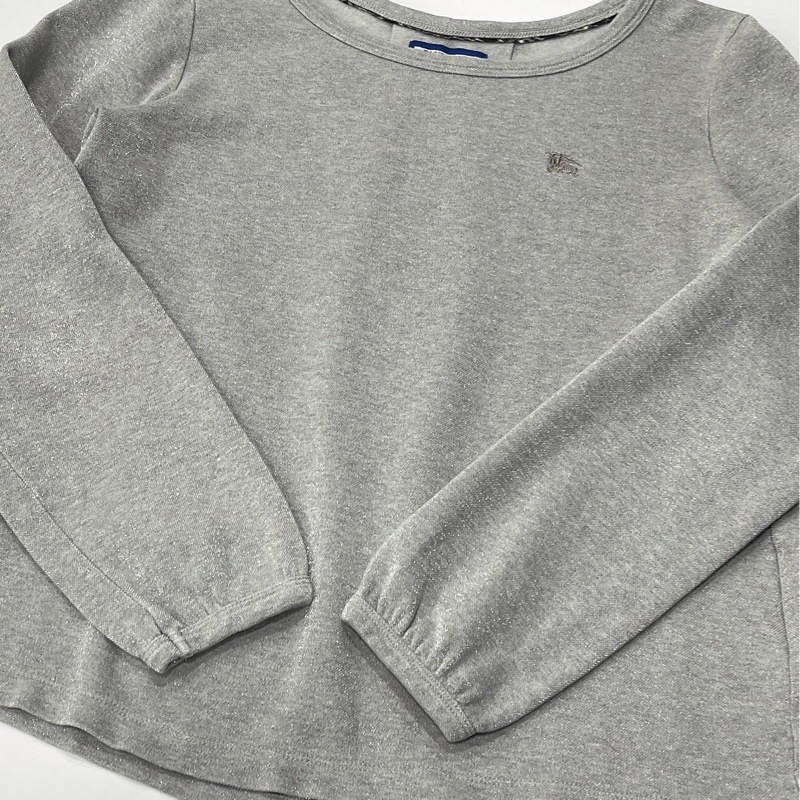 Burberry 藍標 銀蔥蝴蝶結戰馬上衣-5