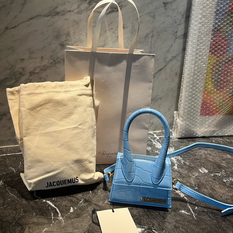 JACQUEMUS Mini Bag  [Croco Blue]-0