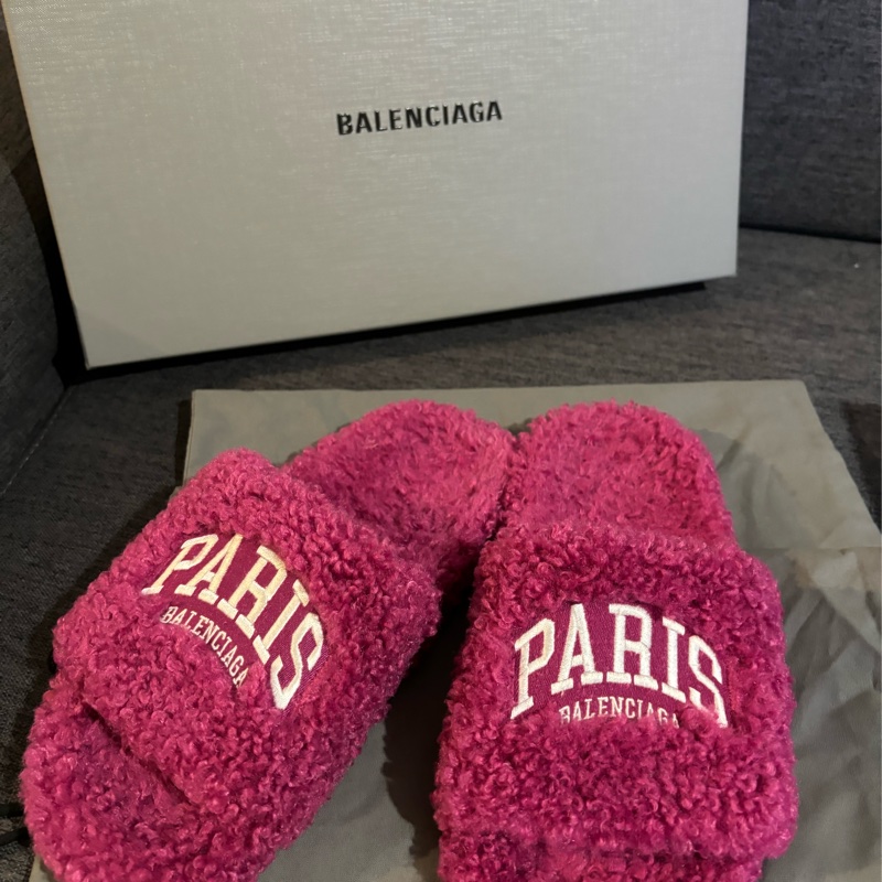 Balenciaga 毛毛拖-9