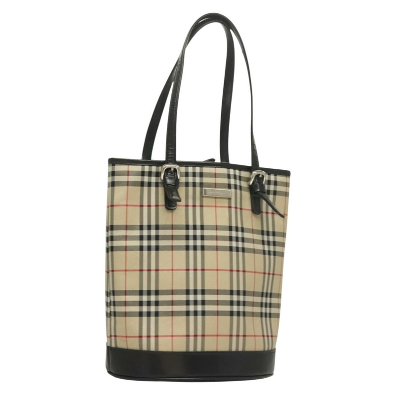 【日本直送】Burberrys Nova Check Blue Label 單肩包 帆布 米色 銀色 正品 bs28026-0