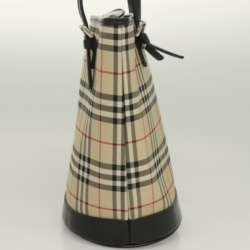 【日本直送】Burberrys Nova Check Blue Label 單肩包 帆布 米色 銀色 正品 bs28026-2