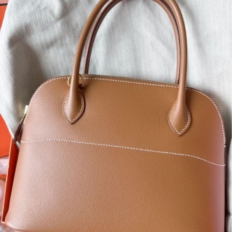 Hermes bolide 27金棕色金釦epsom-3
