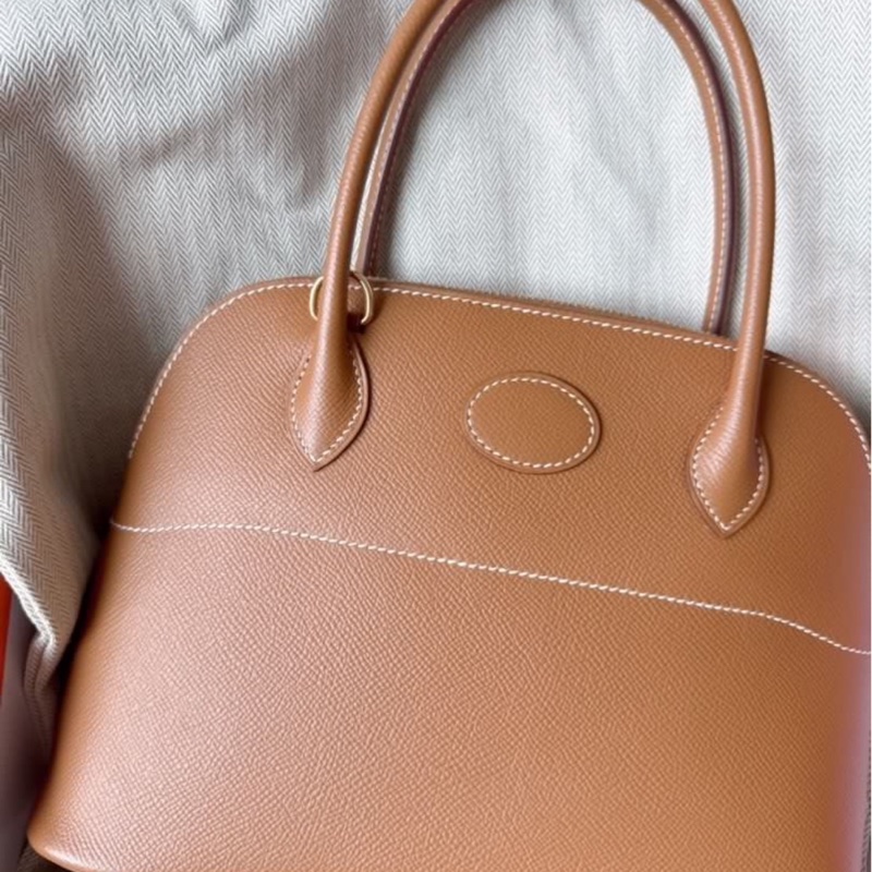 Hermes bolide 27金棕色金釦epsom-4