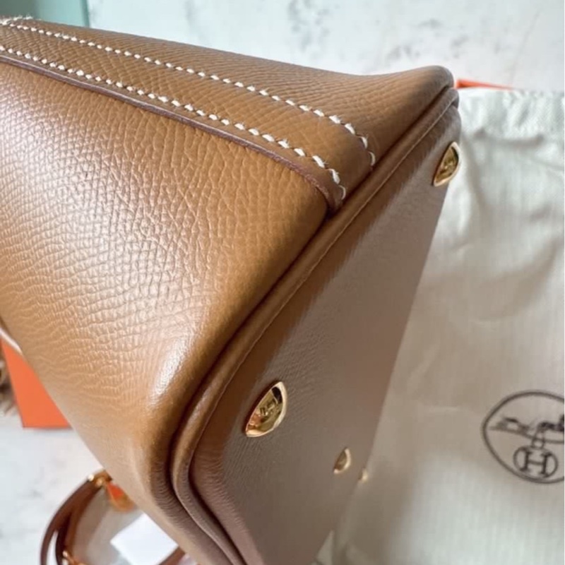 Hermes bolide 27金棕色金釦epsom-6